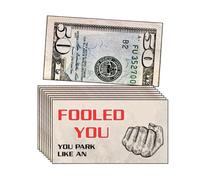Cartes Créatives, Drôles "You Gared Like A Idiot", Ensemble De Billets De Farce, Conception Réaliste De L'argent, Messagerie Audacieuse 50 Pièces Pour Une Utilisation De Rue Et Résidentielle, Pour Les
