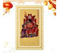 Cartes d' Tai Sui 2025 - Décoration d' Traditionnelle Chinoise en cuivre, Carte des années du Serpent, Carte du Nouvel an Chinois pour la décoration de la Maison