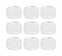 Cartes d'affichage de Couleur Ongles de 50 PCS - Cartes d'affichage Transparent en Verre Verre à Orteil en Vitre à Orteil Entièrement pour l'art et l'entraînement Professionnels