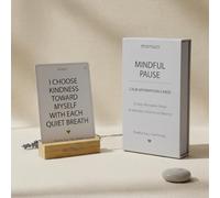 Cartes d'affirmation consciente pour un équilibre calme et émotionnel - 31 cartes d'affirmation apaisantes et positives avec rituels de respiration - Cadeaux de soins personnels pour femmes, articles