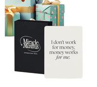 Cartes d'affirmation, notes inspirantes, jeu de motivation, 60 pièces, outils de message positif, idéal pour la méditation, un anniversaire, la fête des mères, Noël, la retraite