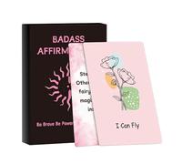 Cartes d'affirmation quotidienne - Lot de 60 citations de motivation, messages de pensée positive, ensemble de soutien à l'amour de soi, cartes de réflexion sur la pleine conscience, collection