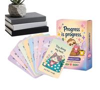 Cartes D'Affirmations Positives 48 Pièces Mignonnes Motivantes Quotidiennes