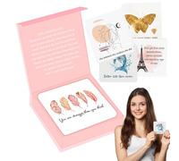 Cartes d'affirmations positives, cartes inspirantes, belles cartes d'encouragement, affirmations quotidiennes uniques, cartes spirituelles positives pour femmes, réfrigérateurs