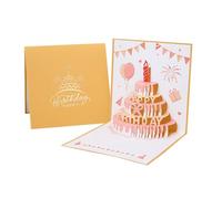 Cartes D'anniversaire 3D Cartes D'anniversaire Pop-up 3D Avec Des Lumières Et Des Sons, Des Postales De Salutation De Anniversaire, Des De Célébration De Souvenir, Un Design Éléga