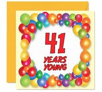 Cartes d'anniversaire amusantes pour homme et femme - Années jeunes - Carte d'anniversaire pour papa grand-mère frère sœur tante grand-mère oncle grand-père 145mm carte de vœux pour