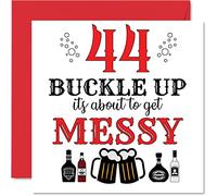 Cartes d'anniversaire amusantes pour homme et femme - Boucle - Carte d'anniversaire pour papa, maman, frère, sœur, grand-père, grand-mère, oncle, tante, 145 mm x 145 mm, carte d'anniversaire blague