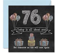 Cartes d'anniversaire amusantes pour homme et femme - Tableau noir à la craie - Carte d'anniversaire pour oncle, maman, papa, grand-père, grand-père, grand-mère, grand-mère, grand-mère, grand-mère,