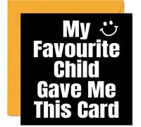 Cartes d'anniversaire amusantes pour maman et papa, Mon enfant préféré