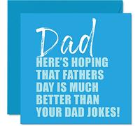 Cartes d'anniversaire amusantes pour papa - Blagues de papa - Carte d'anniversaire pour papa de la part de son fils et de sa fille cadeau d'anniversaire pour père