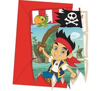 Cartes d'anniversaire Jake le Pirate Disney - Taille Unique