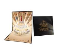 Cartes D'anniversaire Musicales - Carte Pop-Up Musicale Anniversaire | Message Cadeau de Célébration pour Femme Homme Famille