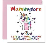 Cartes d'anniversaire pour maman - Mummycorn - Carte d'anniversaire pour maman de la part de sa fille, son fils, carte d'anniversaire licorne pour maman, carte d'anniversaire pour maman, licorne 145