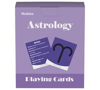 Cartes d'apprentissage de l'astrologie Oracle | Jeu de cartes de lecture d'astrologie | Cartes flash d'astrologie