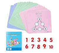 Cartes d'apprentissage des mathématiques pour , éducatives, colorées