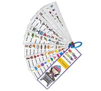 Cartes d'apprentissage double face en anglais - Listes de vocabulaire à haute fréquence - Outil d'étude de la langue - Cartes de visée haute fréquence pour la lecture fluide