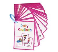 Cartes d'apprentissage interactives pour les tout-petits, pour l'apprentissage précoce, 11 cm x 8 cm, mot pour maternelle, éducatives pour enfants d'âge préscolaire