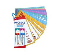 Cartes d'apprentissage phoniques anglaises conviviales pour enfants | Activité éducative multisensorielle pour débutants maigres, règles d'orthographe en anglais, entraînement à la mémoire