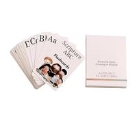 Cartes d'apprentissage précoce, Bible illustrée interactive | Jeu de cartes pour apprendre les lettres de l'alphabet en anglais pour filles de 1 à 6 ans, préscolaires, éducation en anglais
