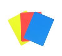 Cartes d'arbitre - Cartes de juge haute visibilité, ensemble d'outils de football de 8 x 11 cm, gestion claire des joueurs, soutien rapide à la décision avec ensemble de poche léger, kit d'arbitrage