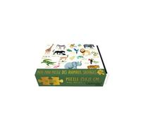 CARTES D'ART-Mini puzzle des Animaux sauvages Cartes d’art 50 pièces