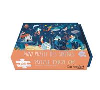 CARTES D'ART-Mini puzzle sirènes coloris multicolore Cartes d'Art
