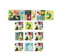 CARTES D'ART-Mon memory animalphabet coloris multicolore Cartes d'Art