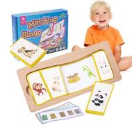 Cartes d'association d' - Recherchez la même planche de bois | Planche en bois pour les tout-petits, Match préscolaire Toy Picture Association Board Cognitive Matching Puzzle for Kid