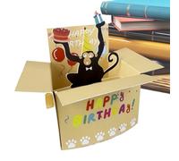 Cartes De Anniversaire - 15x13x0.1cm Cartes De Vœux Hilarantes | Carte De Note Vierge Salutation Humoristique Pour La Fête Adulte Fille Sœur Pour, 3D Pop-up Firework Card | Garçon Fils