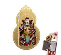Cartes de bénédiction Tai Sui 2026 - Décoration chinoise en cuivre doré | Carte traditionnelle de l'année du cheval chinois - Pour femme, jeune, maman, papa, grand-mère, grand-père, épouse, mari, fils