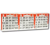 Cartes De Bingo Lot De 1500 - 7 Couleurs, Papier Jetable 15 X 7,5 Cm