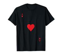 Cartes de blackjack Ace of Hearts Poker 21 T-Shirt