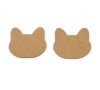 Cartes de boucles d'oreilles 500 pièces, présentoir de bijoux en forme de chat, cartons d'oreilles, clous d'oreilles, étiquettes de collier for boucles d'oreilles et collier(3.5cm-Kraft)