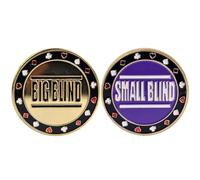 Cartes De Bouton De Élégantes Protecteur De Garde Marchands De Pièces De Monnaie En Métal Boutons De Palets Grand Aveugle Petit Bouton Aveugle Cartes Garde Protecteur Pièce De Monnaie En Métal