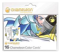 Cartes de Coloriage Chameleon MANGA