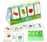 Cartes de construction de mots et de phrases phoniques adaptées aux enfants Outil d'apprentissage éducatif avec amélioration de la mémoire visuelle Cartes d'apprentissage en anglais