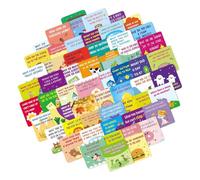 Cartes de conversation - Jeu interactif de 60 pièces | Passer du temps en famille et s'amuser Plate-forme de discussion pour la croissance Routine Salle de classe Mode de vie École Éducation