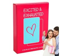Cartes de conversation pour les couples, jeu de cartes relationnelles | Game de jouets d'exploration de la relation,Inoubliable Fun Naughty Romantic Romantic Party Favor pour Valentine Datetenight Lov