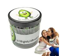 Cartes de cornichon de soutien émotionnel, bocal de notes positives pour les femmes,30x notes de pot positif avocat pour le lieu de travail - Messages inspirants de citations drôles appréciation les j