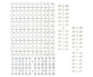 Cartes De Couleurs D'Art D'Ongle De 9 Pièces, Ensemble De Pièces D'Ongle Pour Les Débutants, Outils D'Affichage De Couleur, Adaptés À L'Examen De Vernis À Ongles, Pratique D'Art D'Ongle.