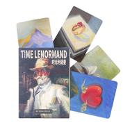 Cartes de divination du destin, jeu de cartes de tarot, aperçu de 3,54 pouces avec fonction spirituelle, jeu de société, garniture de divertissement avec design symbolique, accessoire d'exploration po