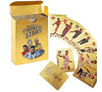 Cartes de football UEFA Europa League | 55 cartes de football | Cartes d'étoiles de football | Cartes de football | Cartes de football Bundesliga 24/25 | Le kit de collection parfait pour les fans et