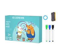 Cartes de Graphisme Enfant,Apprentissage de la Maîtrise du Stylo Effaçable - Kit d'Écriture et de Graphisme pour Apprendre à Écrire,pour Maison École Maternelle Jeu Éducation Fête