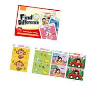 Cartes de Jeu d ' Observation d ' Attention à 3 Niveaux de difficulté Revêtement imperméable pour Une Pratique répétée Parfait pour Les Cartes éducatives Assorties