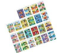 Cartes de Jeu d ' Observation d ' Attention de difficulté à 3 Niveaux Revêtement imperméable pour Une Pratique répétée Parfait pour Les Cartes recyclables et faciles à Nettoyer