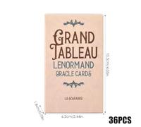 Cartes de Jeu de Tarot | Oracle Cards 36 Cartes Deck | Mystique définie pour des lectures perspicaces, Un Jeu de carttes spirituels pour Les débutants et Les Professionnels