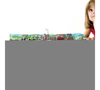 Cartes de Jeu de trafic - Tapis imperméable pour Tapis, Parking éducatif, mobilier de Sol Durable, imprimée | TACTURE DE Salle DE Bains pour LA PLAGATION