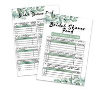 Cartes de jeu pour fête prénuptiale, jeux de fête de mariage, quiz convivial pour fête prénuptiale, jeu d'argent rapide, fête prénuptiale, fiançailles, anniversaire de mariage