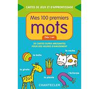 Cartes de jeux et d'apprentissage - Mes 100 premiers mots (dès 1 an)
