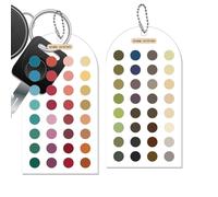 Cartes de modèle d'analyse des couleurs saisonnières - Lot de 2 instructions de correspondance des couleurs portables pour tenues et , cartes d'analyse pour peintures acryliques | Palette